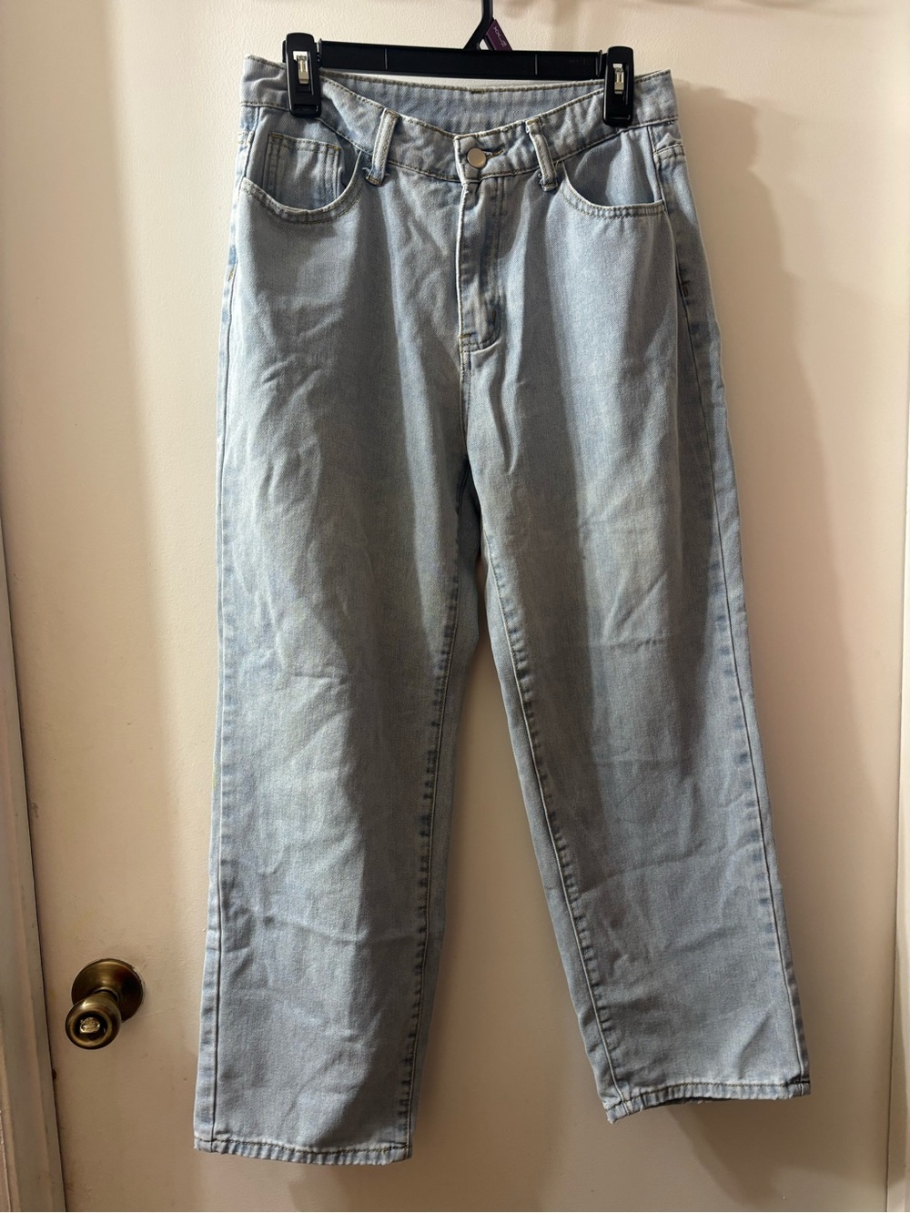 SHEIN Light Blue Relaxed Fit Women’s Jeans